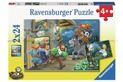 Puslespil - Ravensburger Fairy Tales 2x24p Floor - 10105719