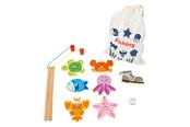 Brætspil - Small Foot - Wooden Fishing Rod Travel Game - 11366