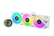 CPU Køler - Lian Li Galahad II Trinity 360mm White - ARGB - CPU Vandkøling - Max 36 dBA - GA2T36W