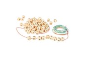 Kreativt Legetøj - Small Foot - Wooden Letter Bead Necklace Making 3 - 7553