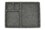 Legetøj - Kikkerland Felt Catch-All Tray 28.6 x 20 x 2 cm - OR112
