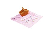 Rolleleg - Small Foot Wooden Picnic Basket with Tableware Romantic 30 pcs. - 5300