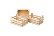Rolleleg - Small Foot - Wooden Crates Large 18x12x9.5cm Set of 3 - 1807