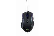 Mus - Gembird Ragnar RX300 - Gaming Mus - Optisk - 8 knapper - Sort med RGB lys - MUSG-RAGNAR-RX300