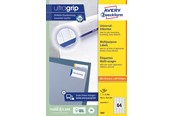 Papir, Fotopapir og Etiketter - Avery Universaletiketter til generelle formål, 48,5 x 16,9 mm, 6.400 Etiketter, Hvid - 3667