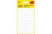 Papir, Fotopapir og Etiketter - Avery Prikmærkater, Ø 12 mm, 270 Etiketter, Hvid - 3145
