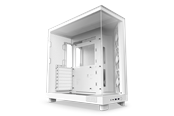 Kabinet - NZXT H6 Flow Compact Dual Chamber – Mat Hvid - Kabinet - Miditower - Hvid - CC-H61FW-01