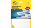Papir, Fotopapir og Etiketter - Avery Universaletiketter, 38 x 24 mm, 522 Etiketter, Hvid - 3325