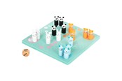 Brætspil - Small Foot - Ludo Game Animals Wood - 11462