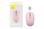 Mus - Baseus Wireless mouse F01B Tri-mode 2.4G BT5.0 1600 DPI (pink) - 3 knapper - Pink - B01055503413-00