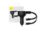 Mobil - Adaptere & Opladere - Baseus Car Charger  Enjoyment with cable USB-C 33W (Black) - C00035500111-00