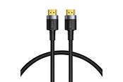 Skærmkabel - Baseus Cafule 4KHDMI Male To 4KHDMI Male Adapter Cable 1m Black - CADKLF-E01