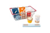 Rolleleg - Small Foot - Wooden Play Food in Shopping Basket - 11443