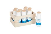 Rolleleg - Small Foot - Wooden Crate with Milk Bottles 12 pc - 12354