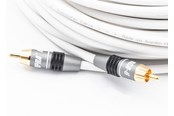 Audio kabel - Supra Sublink - RCA subwooferkabel - 2m - Hvid - 1001907672