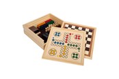 Brætspil - Small Foot - Wooden Games 7 Classics in Storage Box - 12322