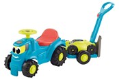 Løbecykler, Gåbiler & Scootere - Ecoiffier Tractor with Trailer and Lawn Mower - 4350