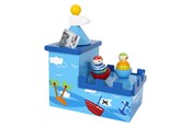Børneværelse - Small Foot - Wooden Music Box and Piggy Bank Pirate - 5819