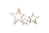 Kreativt Legetøj - Small Foot - Wooden Decorative Stars 3pcs. - 10212