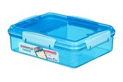 Køkkentilbehør - Sistema Snack Attack Duo Lunch 975ml - Blue - 41482