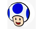 Merchandise - Tomy - Super Mario Toad - Blue - Bamse - 0053941124441