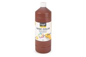 Kreativt Legetøj - Creall School paint Dark brown 1 liter - 01819