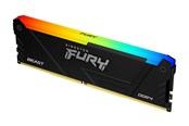 RAM - Kingston FURY Beast RGB DDR4-3200 - 16GB - CL16 - Single Channel (1 pcs) - Intel XMP - Sort med RGB - KF432C16BB12A/16