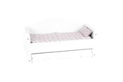Dukke, bamse og udstyr - Small Foot - Wooden Doll Bed with Drawer and Bedding 4dlg. - 12024