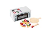 Rolleleg - Small Foot - Wooden Play Food Pizza Oven Set 25dlg. - 11204