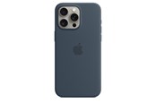 Mobil - Covers & Cases - Apple iPhone 15 Pro Max Silicone Case with MagSafe - Storm Blue - MT1P3ZM/A
