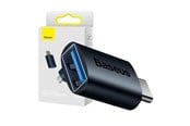 USB kabel - Baseus Ingenuity USB-C to USB-A adapter OTG (blue) - ZJJQ000003