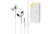 Hovedtelefoner/headset - Baseus Encok H17 Earphones (white) - NGCR020002