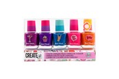Rolleleg - CREATE IT! Beauty Color Changing Nail Polish 5pcs - 84148