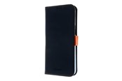 Mobil - Covers & Cases - Insmat FLIPCASE IPHONE 15 PRO MAX BLACK/ORANGE - 650-3195