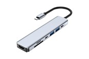 USB hub - Lippa 7-in-1 87 W USB-C PD 4K HDMI Hub USB hub - 7 ports - LPGQ22H118