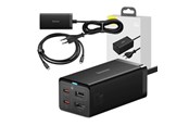 Mobil - Adaptere & Opladere - Baseus Wall charger GaN5 Pro 2xUSB-C + USB + HDMI 67W (black) - W120-T black