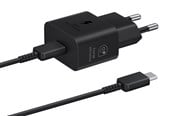 Mobil - Adaptere & Opladere - Samsung 25W USB-C GaN Power Adapter (Incl. cable) - Black - EP-T2510XBEGEU