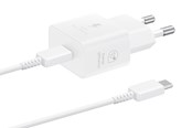 Mobil - Adaptere & Opladere - Samsung 25W USB-C GaN Power Adapter (Incl. cable) - White - EP-T2510XWEGEU