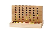 Brætspil - Goki Wooden Four in a Line - HS035