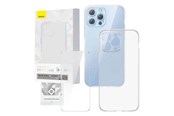 Mobil - Covers & Cases - Baseus Transparent Case and Tempered Glass set  Corning for iPhone 13 Pro - P60112201201-01