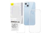 Mobil - Covers & Cases - Baseus Transparent Case and Tempered Glass set  Corning for iPhone 14 Plus - P60112202201-02
