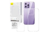 Mobil - Covers & Cases - Baseus Transparent Case and Tempered Glass set  Corning for iPhone 14 Pro Max - P60112202201-03
