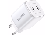 Mobil - Adaptere & Opladere - UGREEN Nexode GaN 45W Dual USB-C PD Charger - White - 15327