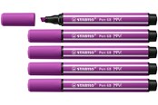 Skrive- og Tegneværktøjer - STABILO Pen 68 MAX - Fibre-tip Pen with Thick Chisel Tip - Lilac - 768/58