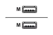 USB kabel - DIGITUS ASSMANN - USB cable - USB to USB - 1.8 m - AK-300101-018-S