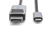 Skærmkabel - DIGITUS USB Type-C to DisplayPort Cable -1m - DB-300334-010-S