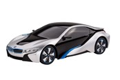 Fjernstyret - RASTAR R/C 1:24 BMW I8 Silver - 48400