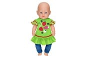 Dukker & Tilbehør - Dolly Moda Dress+Leggings Strawberry 43cm - 871263