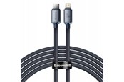USB kabel - Baseus Crystal Shine cable USB-C to Lightning 20W PD 2m (black) - CAJY000301