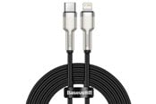USB kabel - Baseus USB-C cable for Lightning Cafule PD 20W 1m (black) - CATLJK-A01